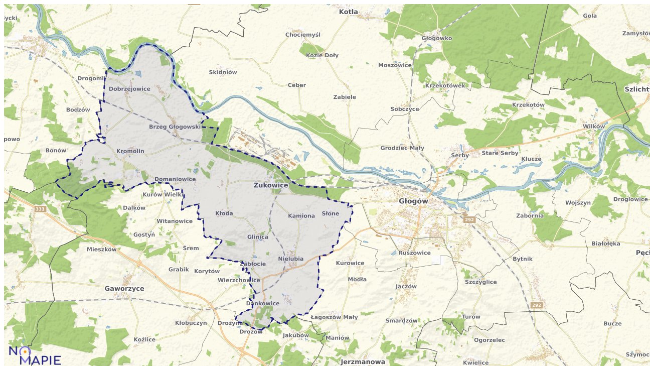 Mapa wyborów do sejmu Żukowice